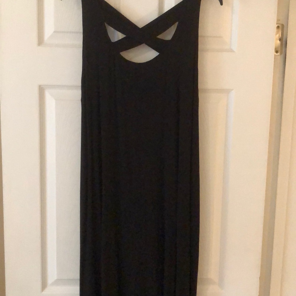 Maurice’s black cross neck dress
